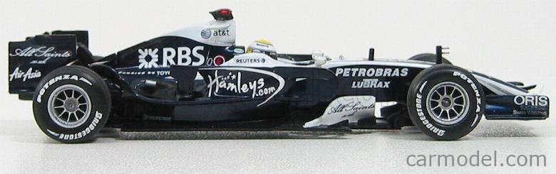 1:43 MINICHAMPS 400080007 AT&T Williams Toyota FW30 N.Rosberg 2008 #7 