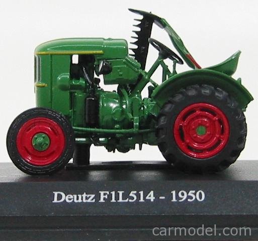 Maquette Tracteur DEUTZ F1M 414 De 1946 à L'Échelle 1/43 - Boîte Vitrine + Boîte D'Origine - Neuf