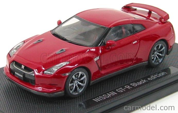 Ebbro 1:43 Nissan GT-R Black edition 2007 grey 44102 model