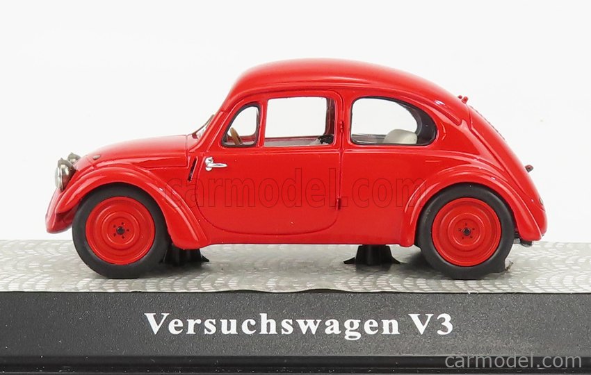 VOLKSWAGEN VERSUCHSWAGEN V3 PROTOTYPE VW RED PREMIUM CLASSIXXS LIM 18025 1/43 