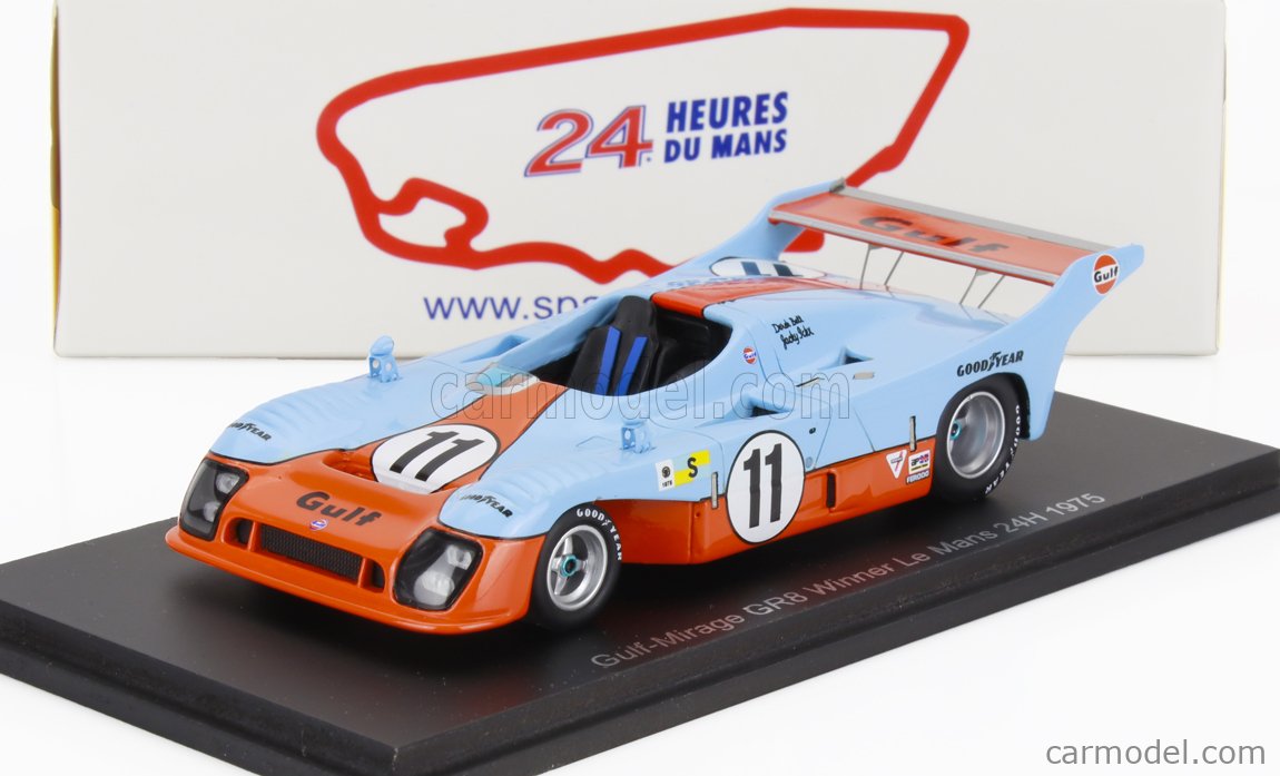 SPARK-MODEL 43LM75 Scale 1/43 | MIRAGE GR8 3.0L V8 TEAM GULF