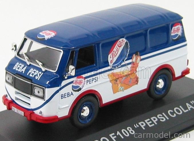 Camion Ebro E-95 échelle 1:43 Edicola - Modèle Porteur Mahou 1976 Bleu