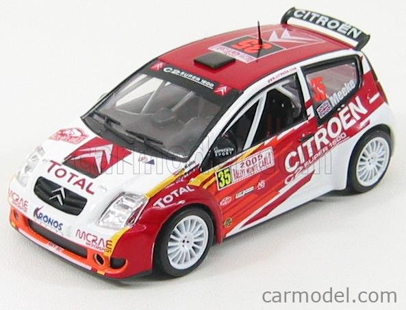 EDICOLA / Escala 1/43 | CITROEN C2 SUPER 1600 N 17 RALLY PORTUGAL 2005 A.LOPES - J.HENRIQUES RED