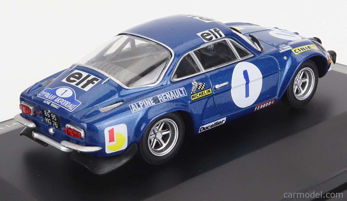 EDICOLA A&RSCHG022 Scale 1/43 | RENAULT ALPINE A110 N 1 RALLY ACROPOLIS ...