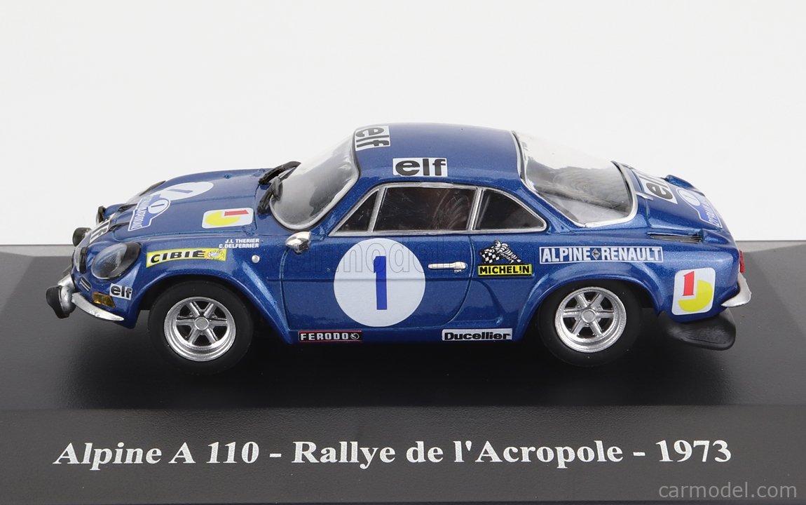 DECALS 1/24 REF 493 ALPINE RENAULT A110 THERIER RAC RALLY 1973 RALLYE WRC