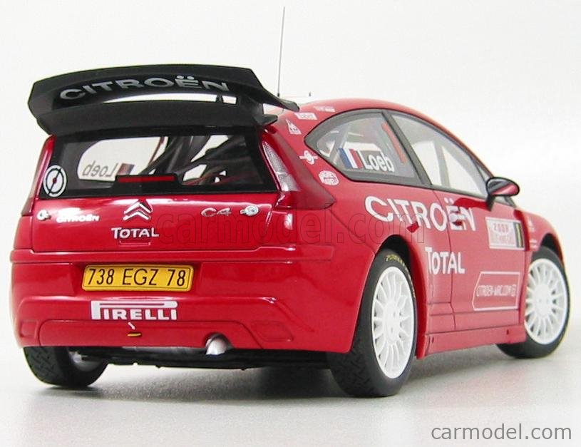 AUTOART 1/18 CITROEN C4 LOEB WINNER MONTECARLO 2008 vainqueur RARE - Jeux & Jouets