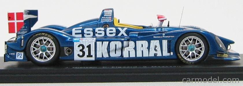 Porsche RS Spyder Team Essez N°31 - Le Mans 2009 - Spark 1/43 - TBE En Boîte