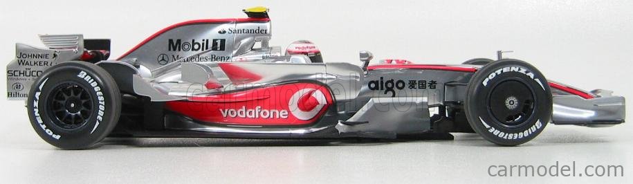 【ミニチャンプス　マクラーレンメルセデス　MP4-23 2008年1/18】 Minichamps 1/18 McLaren MP4-23 Lewis Hamilton Brazil 2008