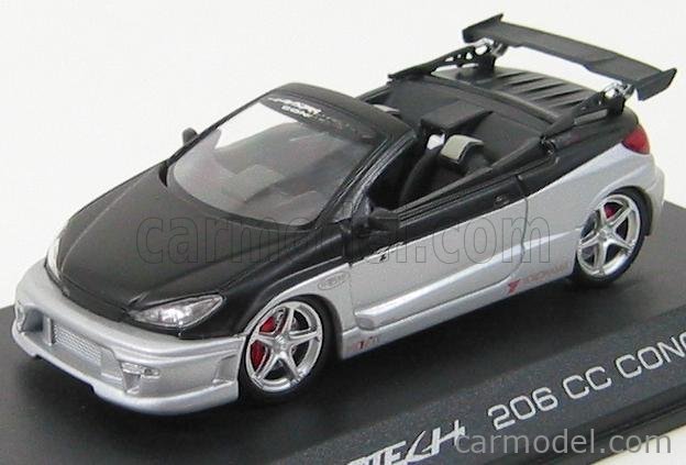 Modèle Réduction Peugeot 206 CC CARARAMA 1/43 - Blanche - Collection