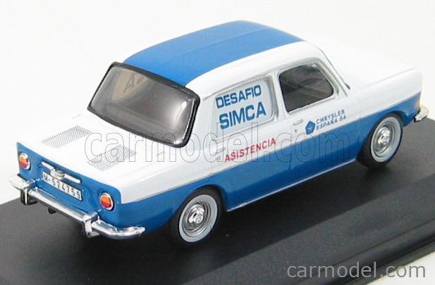 EDICOLA / Scale 1/43 | SIMCA 1000 - ASISTENCIA SIMCA BLUE WHITE
