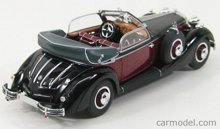 MINICHAMPS 436012035 Scale 1/43 | HORCH 853 CABRIOLET 1938 RED BLACK