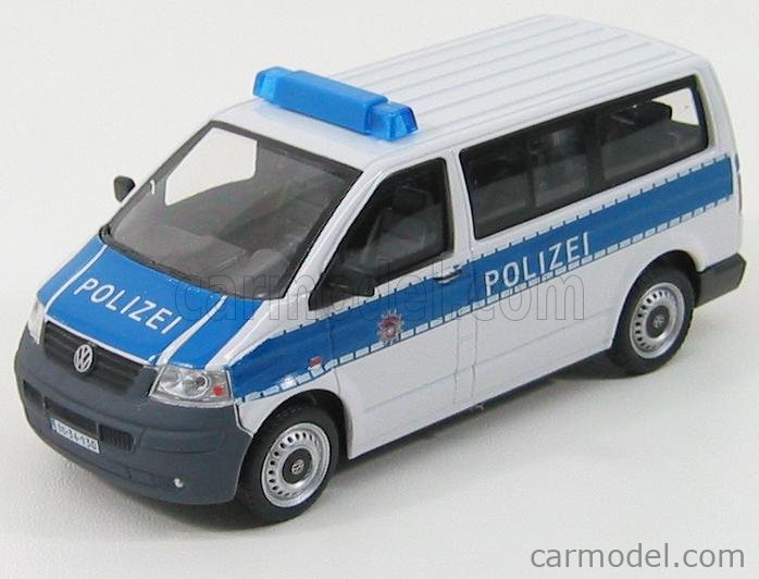 HONGWELL 22142 Scale 1/43 | VOLKSWAGEN MULTIVAN MINIBUS POLIZEI ...