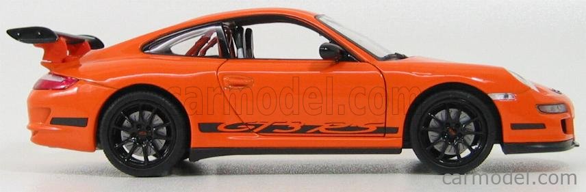 Voiture miniature Porsche 911 997 GT3 RS 2007 Welly 1/18 – Motors