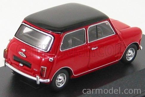 MINICHAMPS 400138700 Scale 1/43 | MINI COOPER S 1275 MKII 1967 RED BLACK