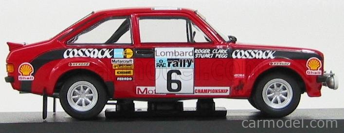 MINICHAMPS 400768406 Scale 1/43 | FORD ENGLAND ESCORT MKII RS1800 TEAM