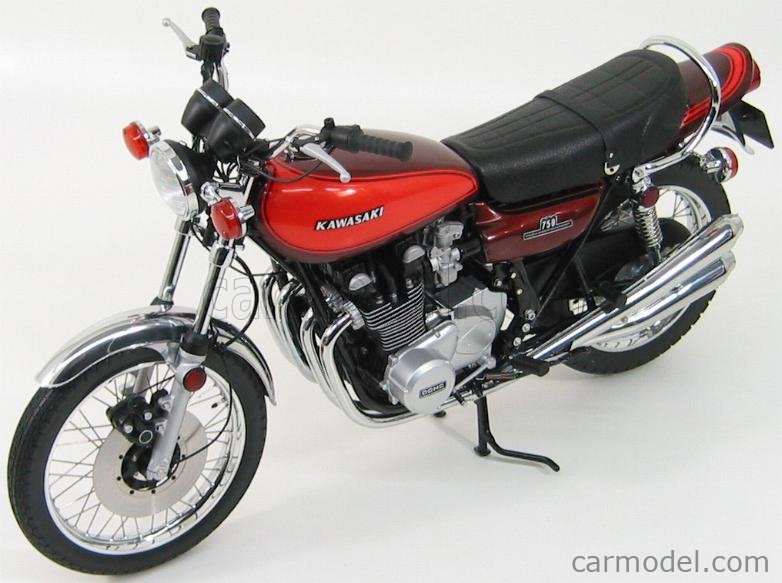 1/6 Kawasaki 750RS (Z2) キャンディーグリーンイエロー - ミニカー