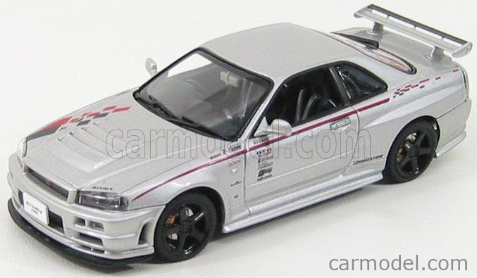 Autoart Escala 1 43 Nissan Skyline R34 Nismo Z Tune 01 Silver