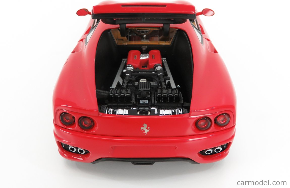 MATTEL HOT WHEELS N2051 Scale 1/18 | FERRARI 360 MODENA 2000 MONZA RED