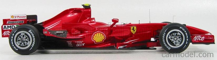 MATTEL HOT WHEELS N5423 Scale 1/18 | FERRARI F1 F2007 TEST