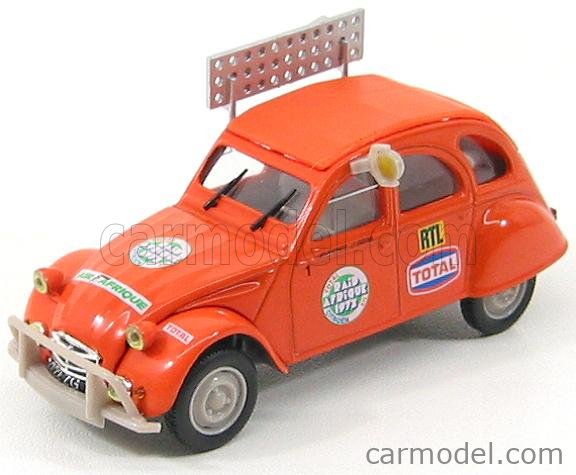 Polistil citroen 2cv raid Afrique au 1/25