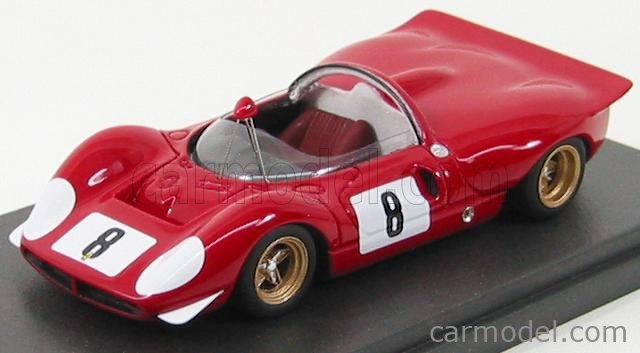 MG-MODEL 43006 Scale 1/43 | FERRARI 412P N 8 200 MILES NURNBERG 1969 RED