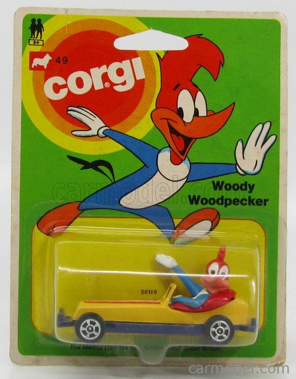 woody woodpecker car