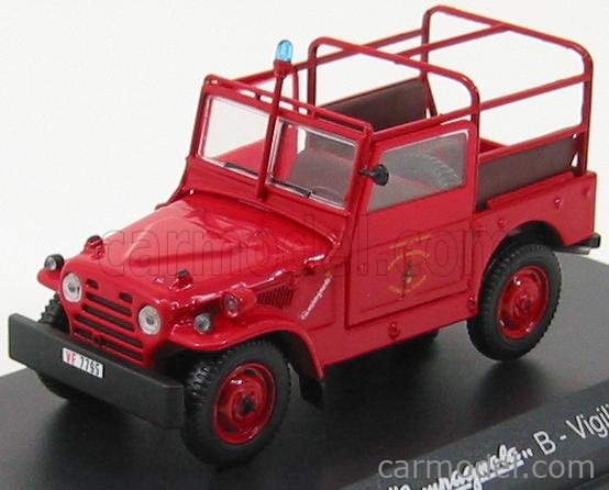 Miniature Die-cast 1/43 Old Cars - Fiat Campagnola Pompiers (Vigili Del Fuoco)
