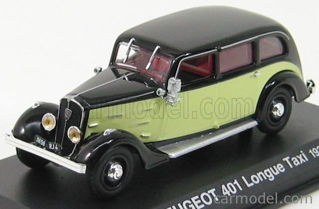Miniature CCC 1/43 - Peugeot 401 DL Taxi Paris 1935, Très Bon état