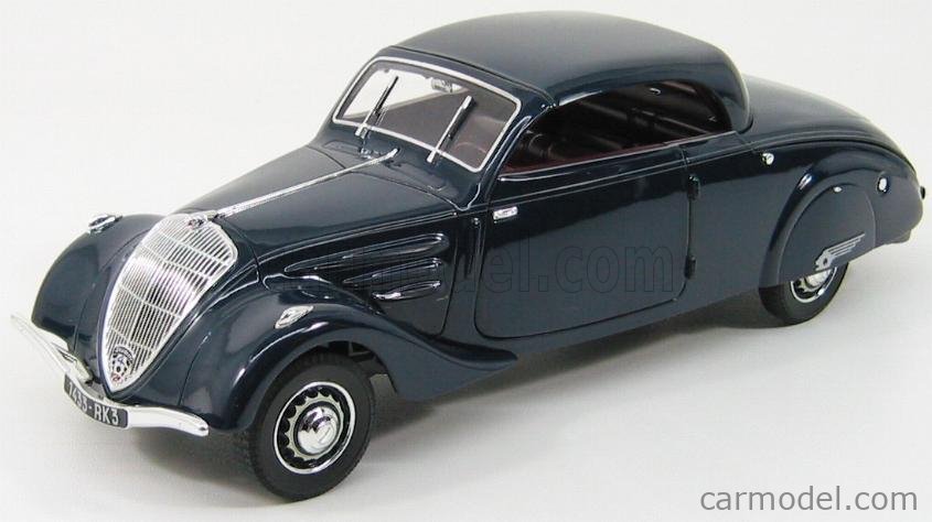 NOREV 184704 Scale 1/18 | PEUGEOT 402 ECLIPSE 1937 CABRIOLET BLUE