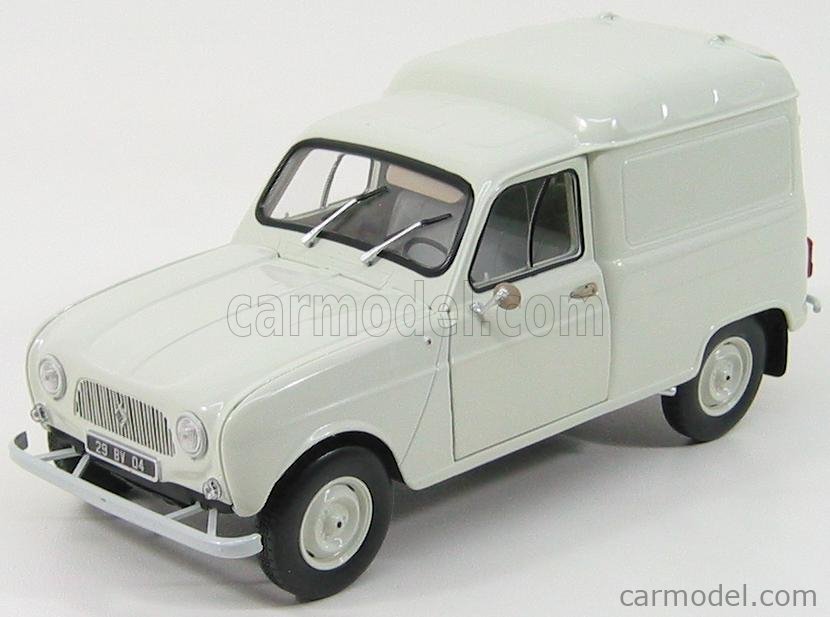 NOREV 185195 Scale 1/18 | RENAULT 4 VAN F4 1965 WHITE