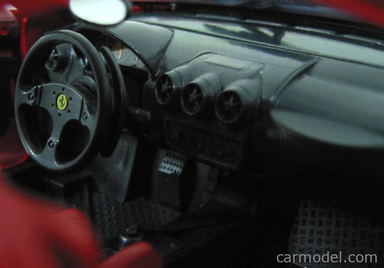 MINICAR RED FERRARI F430 Challenge Hot Wheels Elite 1 18 Opened from