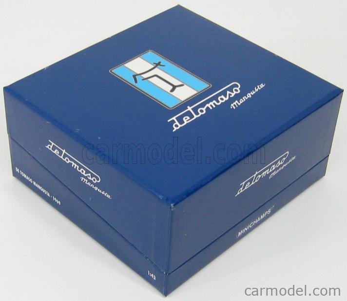 Miniature De Tomaso Mangusta 1969 Bleu Métal – MINICHAMPS 1/43 Neuve