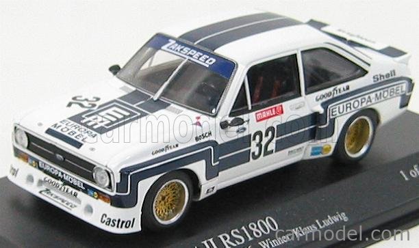 FORD ENGLAND - ESCORT MKII RS1800 N 32 WINNER ADAC SUPERSPRINT DRM  NURBURGRING 1976 K.LUDWIG