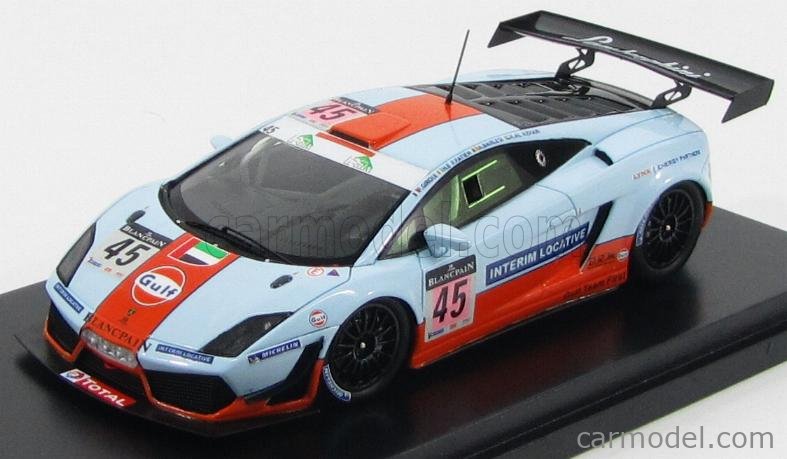 LAMBORGHINI - GALLARDO LP600-4 GT3 TEAM GULF RACING N 45 24h SPA 2011  F.GIROIX - F.FATIEN - A.BARLESI - K.AL AZHARI