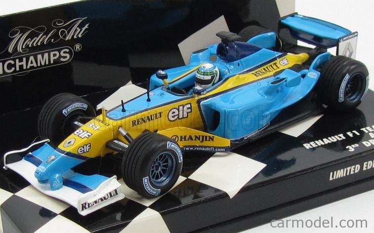 MINICHAMPS 400030034 Scale 1/43 | RENAULT F1 R23 N 34 3rd DRIVER 2003 A ...