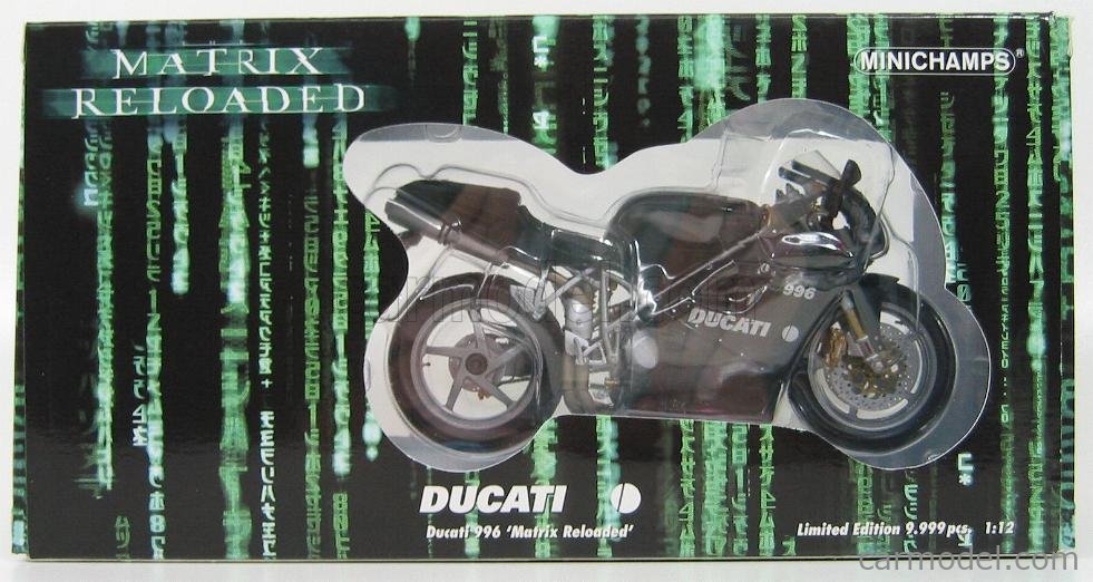 ミニチャンプス 1/12 ドゥカティ996 MATRIX RELOADED Amazon | 1/12 ミニチャンプス ドゥカティ 996 マトリックス