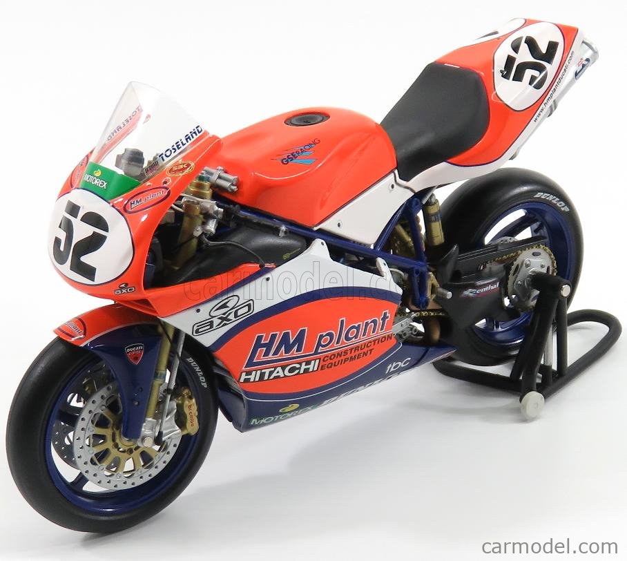 オートバイ・バイク MINICHAMPS DUCATI 998 R Minichamps 1:12 Michael Rutter Ducati 998 R #6 BSB 2002