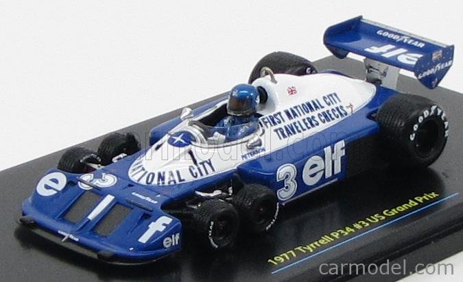 TRUESCALE TSM124373 Scale 1/43 | TYRRELL F1 P34 N 3 GP USA 1977 R