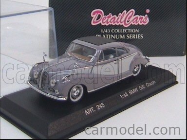 DETAIL CARS 245 Scale 1/43 | BMW 502 COUPE GREY LIGHT GREY
