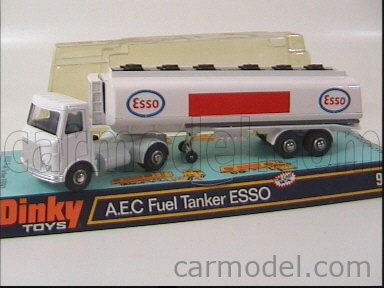 DINKY ENGLAND 945 Scale 1/43 | AEC FUEL TANKER ESSO TRUCK WHITE
