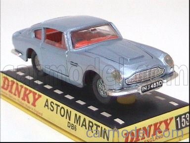 DINKY ENGLAND 153 Masstab: 1/43 | ASTON MARTIN DB 6 LIGHT BLUE MET