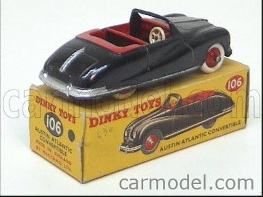 Dinky Toys Austin Atlantic cabriolet n° 106 en boîte