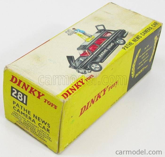 DINKY ENGLAND 281 Scale 1/43 | FIAT 2300 SW PATHE NEWS CAMERA CAR BLACK