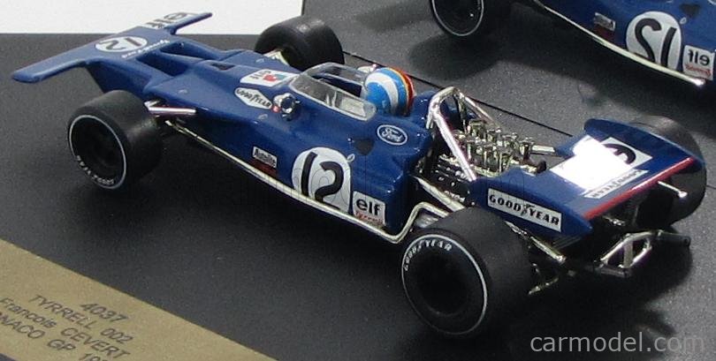 QUARTZO 4030 4037 4047 4064 TYRRELL F1 model car J Scheckter & F Cevert 1:43rd 