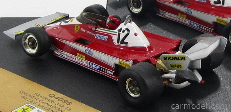 QUARTZO 4096 Scale 1/43 | FERRARI F1 312T3 N 12 WINNER GP