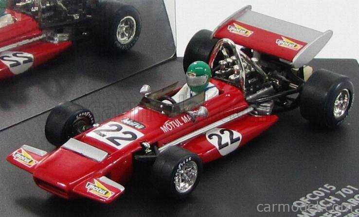 A collectible scale model March 711 from Altaya F1