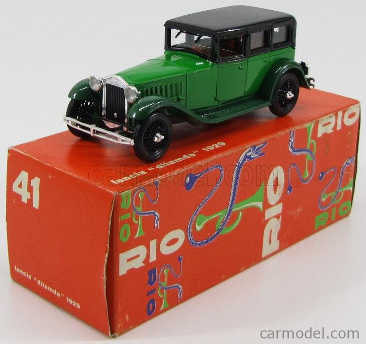 RIO-MODELS 41 Scale 1/43 | LANCIA DILAMBDA 1929 2 TONE GREEN BLACK