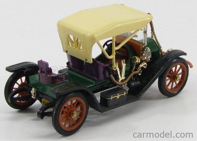 RIO-MODELS 16 Scale 1/43 | CHALMERS DETROIT USA 1909 GREEN BLACK CREAM