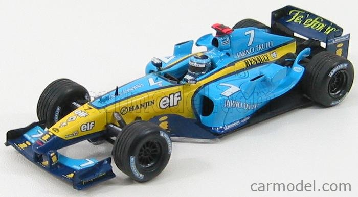 Formula 1 Renault R24 2004 Jarno Trulli Die cast Racing car 1/43 