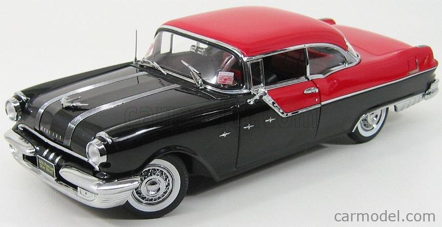 1955 Pontiac StarChief SunStar社製 1/18 1/18 Sunstar 1955 Pontiac Star Chief (Maroon Red) Diecast